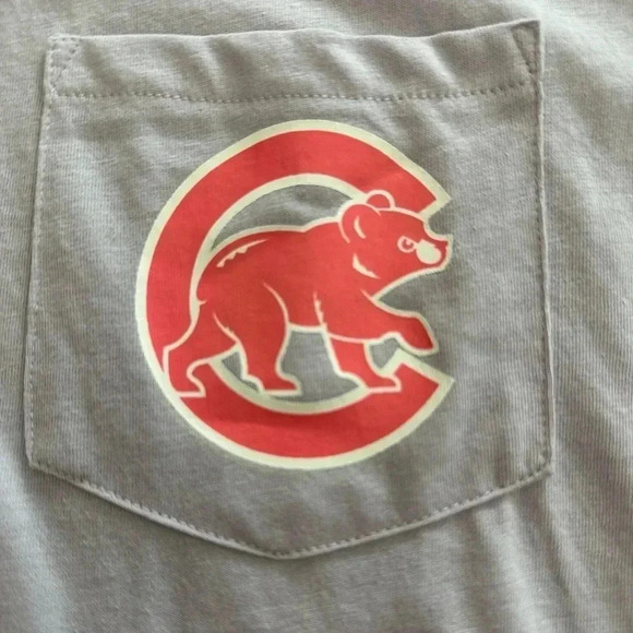 NWT Chicago Cubs Graphic T Shirt Lavender Purple Lab Puppy Women’s Size XL - Picture 4 of 8